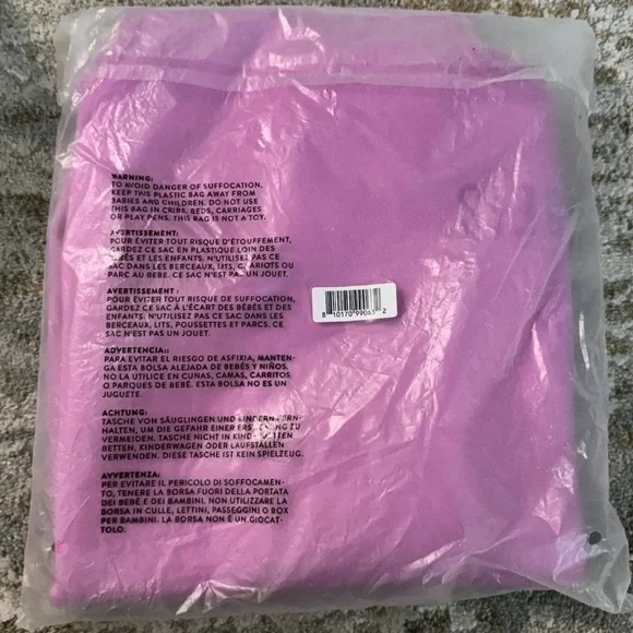 Beis The Large Check-In Luggage Cover in Berry NWT